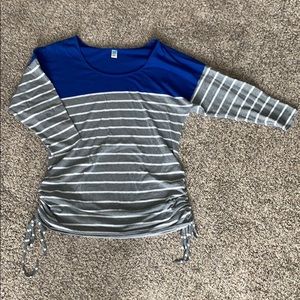 3/4 sleeve maternity shirt